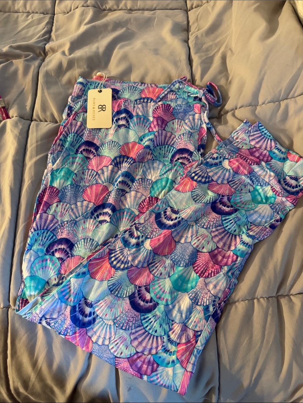 Seashell-Print Maxi Skirt - Multicolor